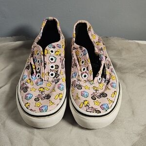 Vans X Nintendo Kids' Princess Peach Mario Kart Graphic Sneakers
